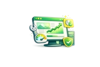illustration icone maintenance site internet 